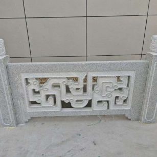 酒泉芝麻白河道栏杆 桥栏杆