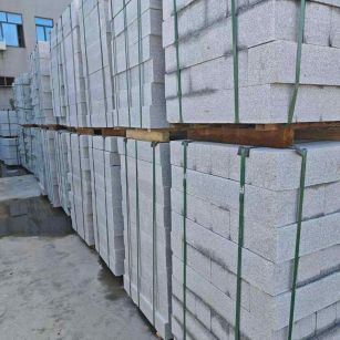 酒泉芝麻白路牙石，路侧石