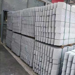 酒泉芝麻白树围石 树池