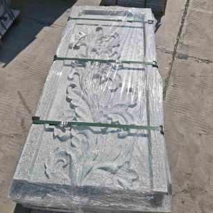 酒泉芝麻白别墅外墙雕刻版