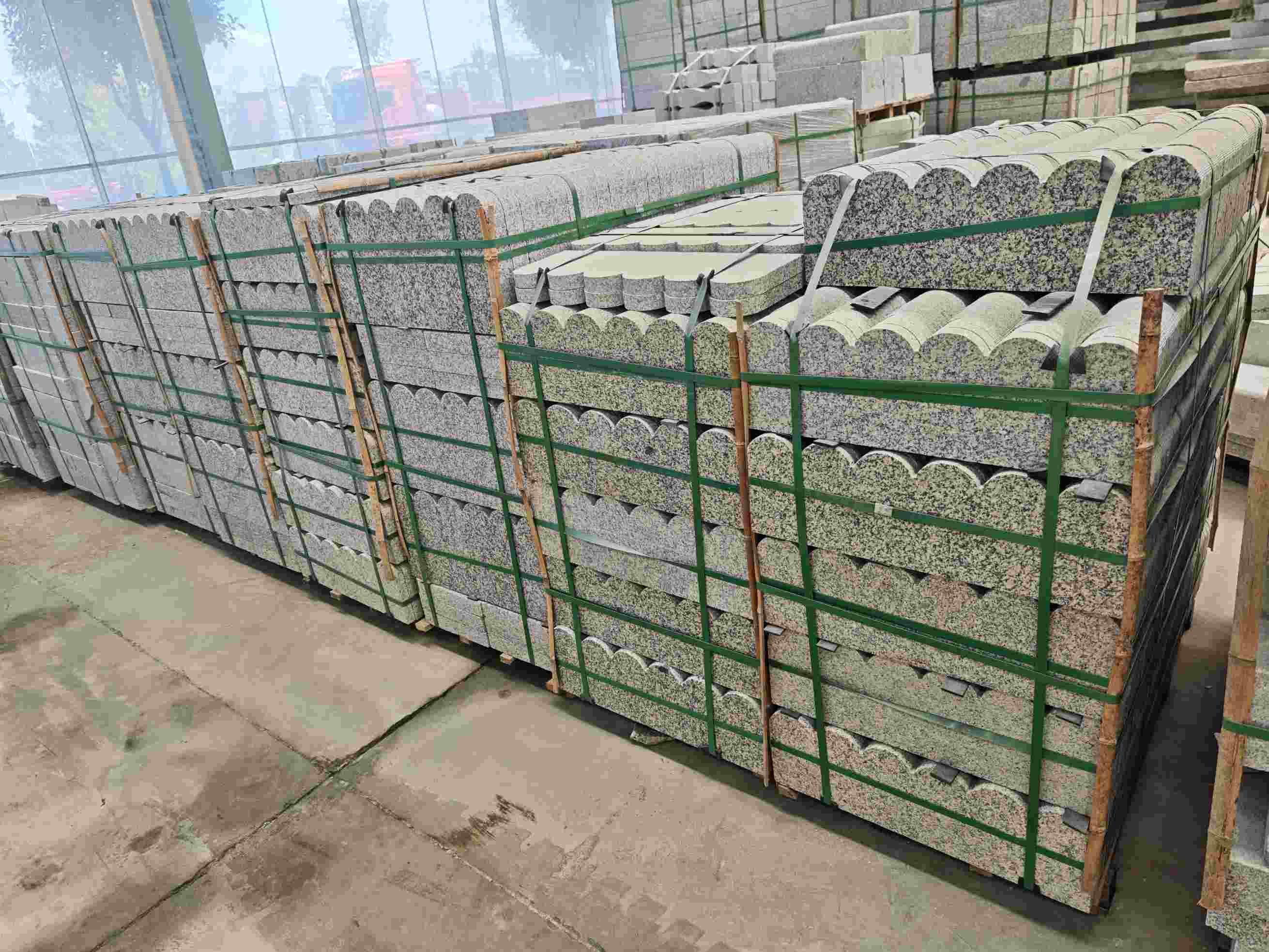 酒泉芝麻白芙蓉白花边石