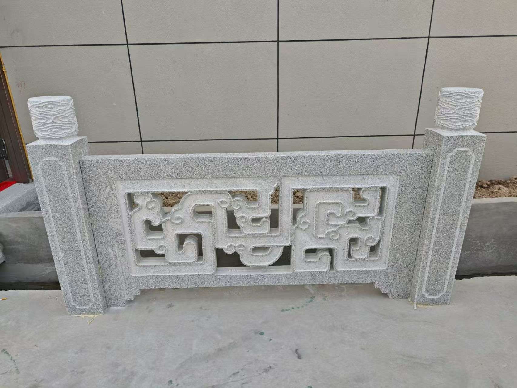 酒泉芝麻白河道栏杆 桥栏杆