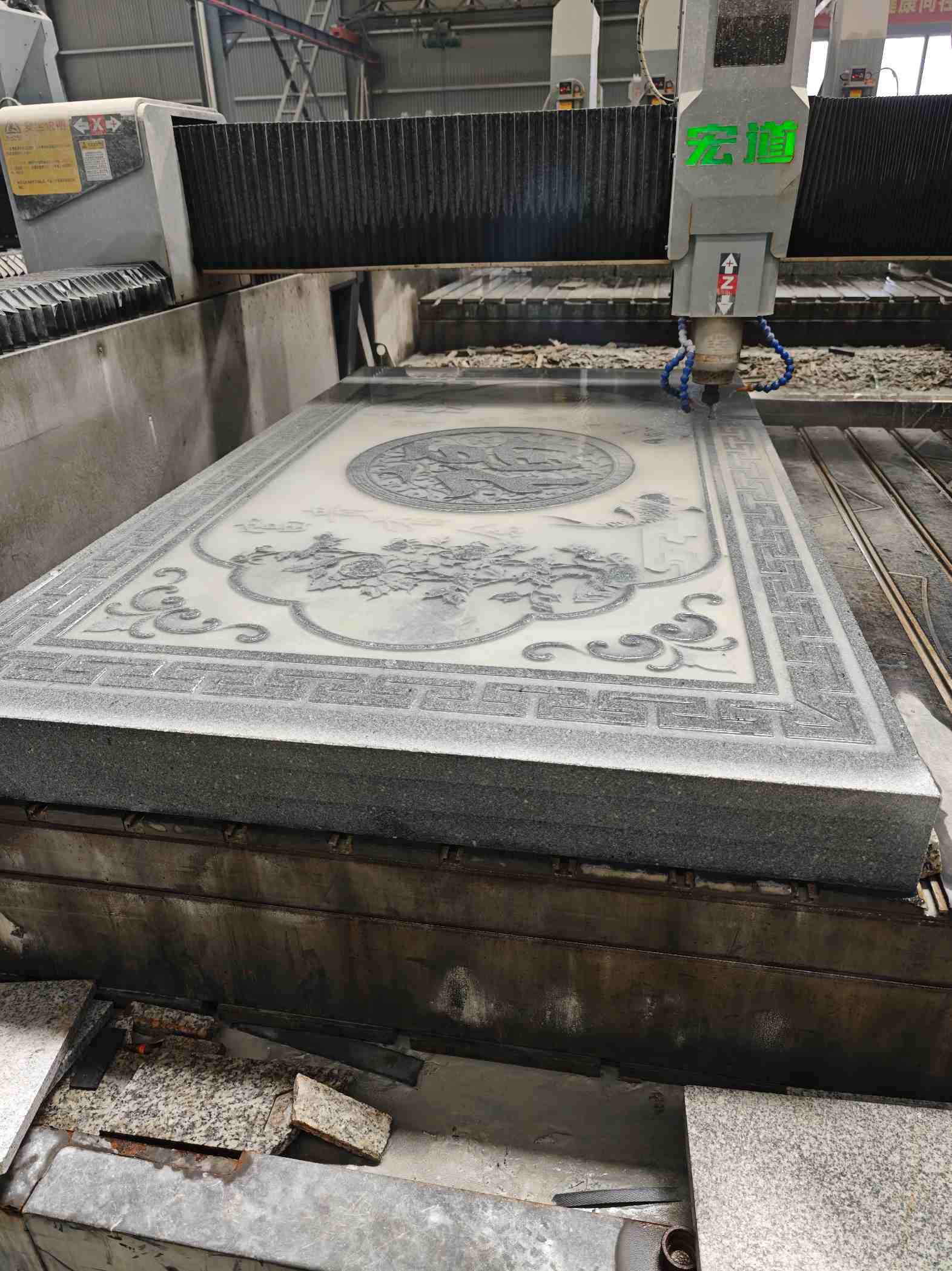 酒泉芝麻灰雕刻版异形雕刻异形定制